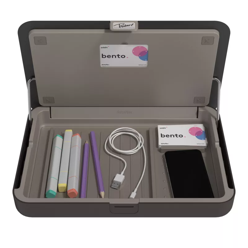 Dataflex Addit Bento® ergonomic toolbox 903, Nešiojamojo kompiuterio stovas, Juoda, 38.1 cm (15 colių), 38.1 cm (15 colių), 38.1 cm (15 colių), 6 kg