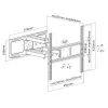 Techly ICA-PLB 344STY televizoriaus laikiklis/stovas 139,7 cm (55 coliai) Juoda