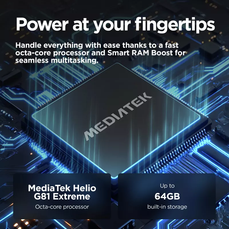 Motorola moto e15 16,9 cm (6,67 colio) Dual SIM Android 14 Go edition 4G USB Type-C 2 GB 64 GB 5200 mAh mėlyna