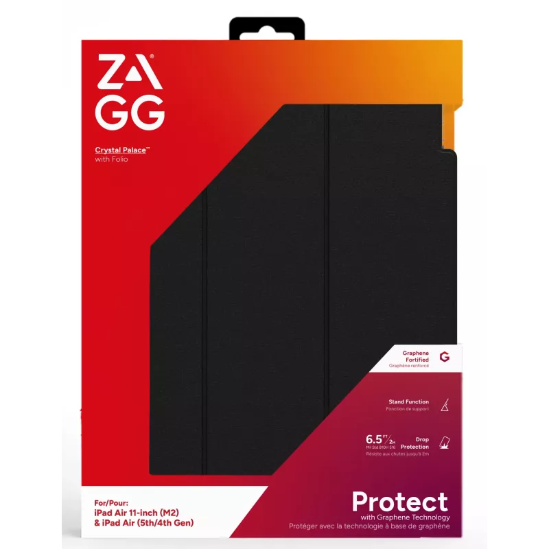 ZAGG Crystal Palace Folio 27.9 cm (11 colių) permatomas