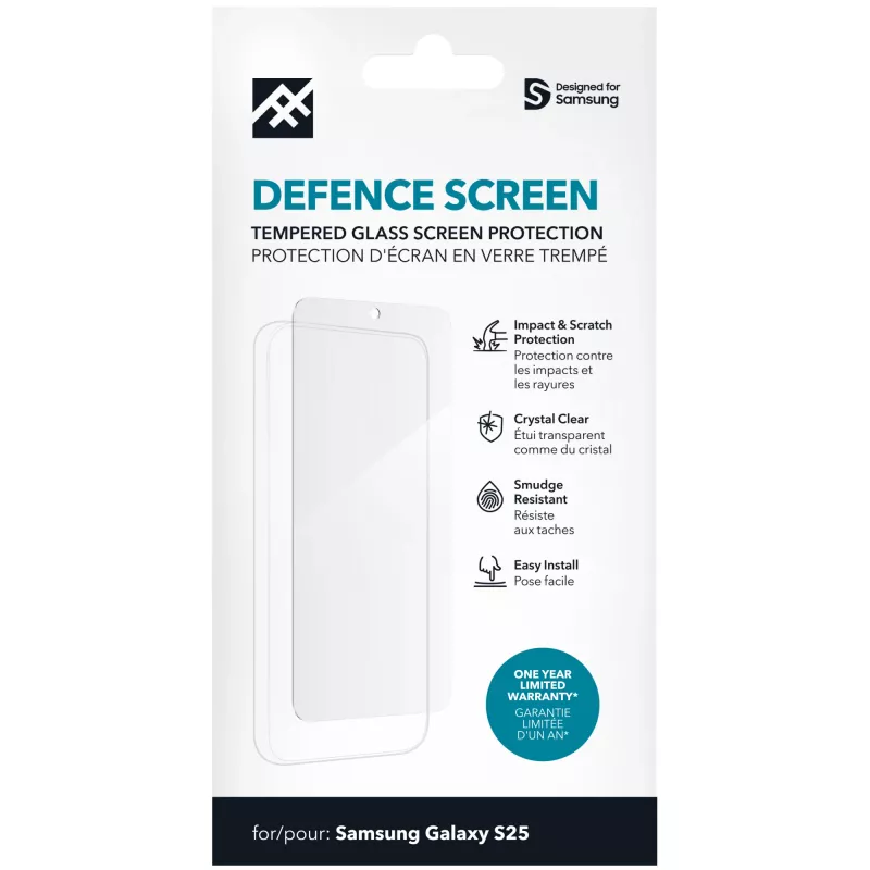 IFROGZ Defence Glass skaidri ekrano apsauga Samsung 1 vnt.
