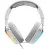 Glorious Gaming Glorious GHS Eternal RGB - stereofoninės RGB žaidimų ausinės, skirtos PC, PS5, PS4, Switch - pagal užsakymą suderintos kampinės tvarkyklės, reguliuojamas itin aiškus nuimamas mikrofonas, USB-C - patvarios, visos dienos/nakties komfortas - baltos