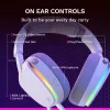 Glorious Gaming Glorious GHS Eternal RGB - stereofoninės RGB žaidimų ausinės, skirtos PC, PS5, PS4, Switch - pagal užsakymą suderintos kampinės tvarkyklės, reguliuojamas itin aiškus nuimamas mikrofonas, USB-C - patvarios, visos dienos/nakties komfortas - baltos