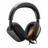 Glorious Gaming Glorious GHS Eternal - Stereo žaidimų ausinės kompiuteriui, PS5, PS4, Xbox, Switch - specialiai suderintos kampuotos tvarkyklės, reguliuojamas krištolo skaidrumo nuimamas mikrofonas, 3,5 mm - patvarios, visos dienos/nakties komfortas - juodos