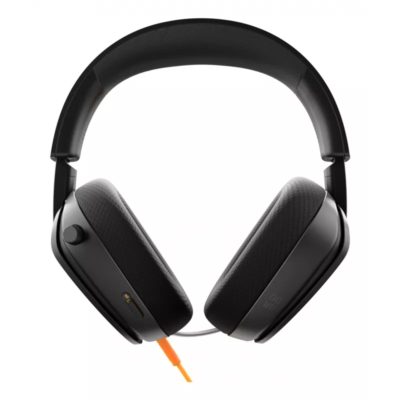 Glorious Gaming Glorious GHS Eternal - Stereo žaidimų ausinės kompiuteriui, PS5, PS4, Xbox, Switch - specialiai suderintos kampuotos tvarkyklės, reguliuojamas krištolo skaidrumo nuimamas mikrofonas, 3,5 mm - patvarios, visos dienos/nakties komfortas - juodos