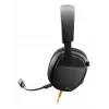 Glorious Gaming Glorious GHS Eternal - Stereo žaidimų ausinės kompiuteriui, PS5, PS4, Xbox, Switch - specialiai suderintos kampuotos tvarkyklės, reguliuojamas krištolo skaidrumo nuimamas mikrofonas, 3,5 mm - patvarios, visos dienos/nakties komfortas - juodos