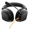 Glorious Gaming Glorious GHS Eternal - Stereo žaidimų ausinės kompiuteriui, PS5, PS4, Xbox, Switch - specialiai suderintos kampuotos tvarkyklės, reguliuojamas krištolo skaidrumo nuimamas mikrofonas, 3,5 mm - patvarios, visos dienos/nakties komfortas - juodos