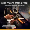 Glorious Gaming Glorious GHS Eternal - Stereo žaidimų ausinės kompiuteriui, PS5, PS4, Xbox, Switch - specialiai suderintos kampuotos tvarkyklės, reguliuojamas krištolo skaidrumo nuimamas mikrofonas, 3,5 mm - patvarios, visos dienos/nakties komfortas - juodos