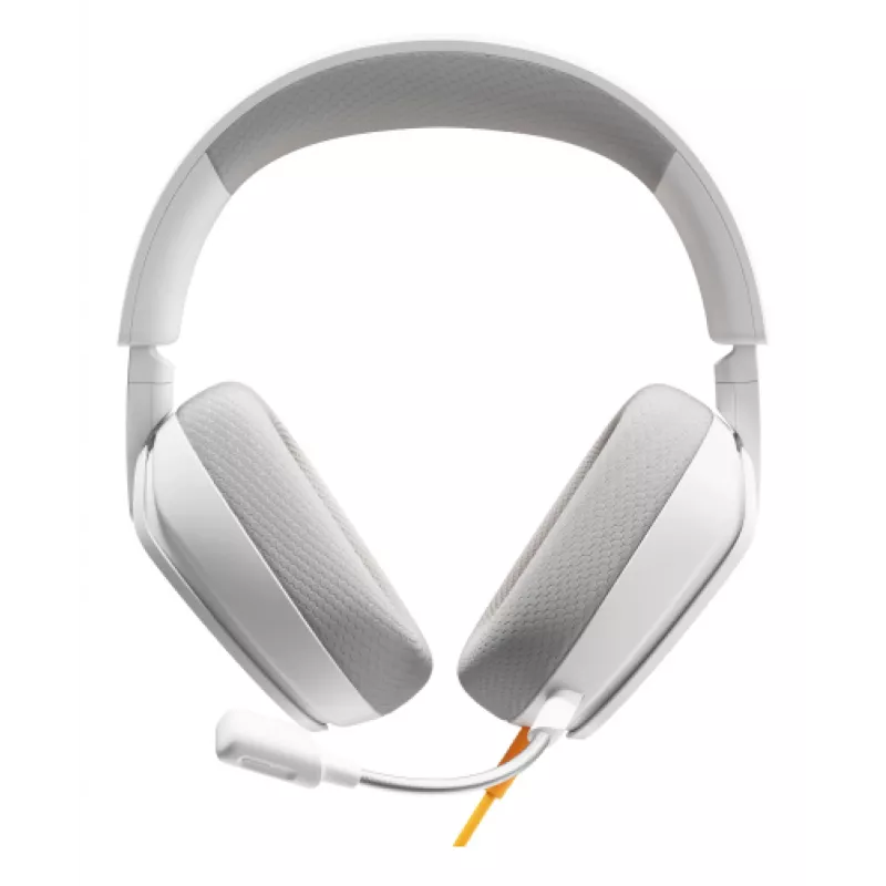 Glorious Gaming Glorious GHS Eternal - Stereo žaidimų ausinės, skirtos PC, PS5, PS4, Xbox, Switch - specialiai suderinti kampuoti garsiakalbiai, reguliuojamas krištolo skaidrumo nuimamas mikrofonas, 3,5 mm - patvarios, visos dienos/nakties komfortas - balta