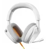 Glorious Gaming Glorious GHS Eternal - Stereo žaidimų ausinės, skirtos PC, PS5, PS4, Xbox, Switch - specialiai suderinti kampuoti garsiakalbiai, reguliuojamas krištolo skaidrumo nuimamas mikrofonas, 3,5 mm - patvarios, visos dienos/nakties komfortas - balta