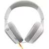 Glorious Gaming Glorious GHS Eternal - Stereo žaidimų ausinės, skirtos PC, PS5, PS4, Xbox, Switch - specialiai suderinti kampuoti garsiakalbiai, reguliuojamas krištolo skaidrumo nuimamas mikrofonas, 3,5 mm - patvarios, visos dienos/nakties komfortas - balta