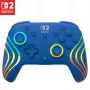 Laidinis ir belaidis žaidimų pultas Turtle Beach Afterglow Wave Blue, skirtas Nintendo Switch 2 – Bluetooth/USB-C, RGB, įmontuota 20 val. baterija, 3 m laidas