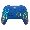 Laidinis ir belaidis žaidimų pultas Turtle Beach Afterglow Wave Blue, skirtas Nintendo Switch 2 – Bluetooth/USB-C, RGB, įmontuota 20 val. baterija, 3 m laidas