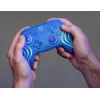 Laidinis ir belaidis žaidimų pultas Turtle Beach Afterglow Wave Blue, skirtas Nintendo Switch 2 – Bluetooth/USB-C, RGB, įmontuota 20 val. baterija, 3 m laidas