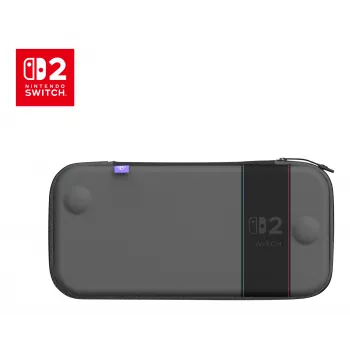 Keliautojo dėklas Turtle Beach PlayTrek plonas Case, skirtas Nintendo Switch 2 – anglies juodumo, 290×58×145 mm
