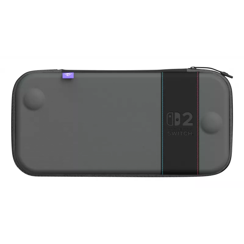 Keliautojo dėklas Turtle Beach PlayTrek plonas Case, skirtas Nintendo Switch 2 – anglies juodumo, 290×58×145 mm