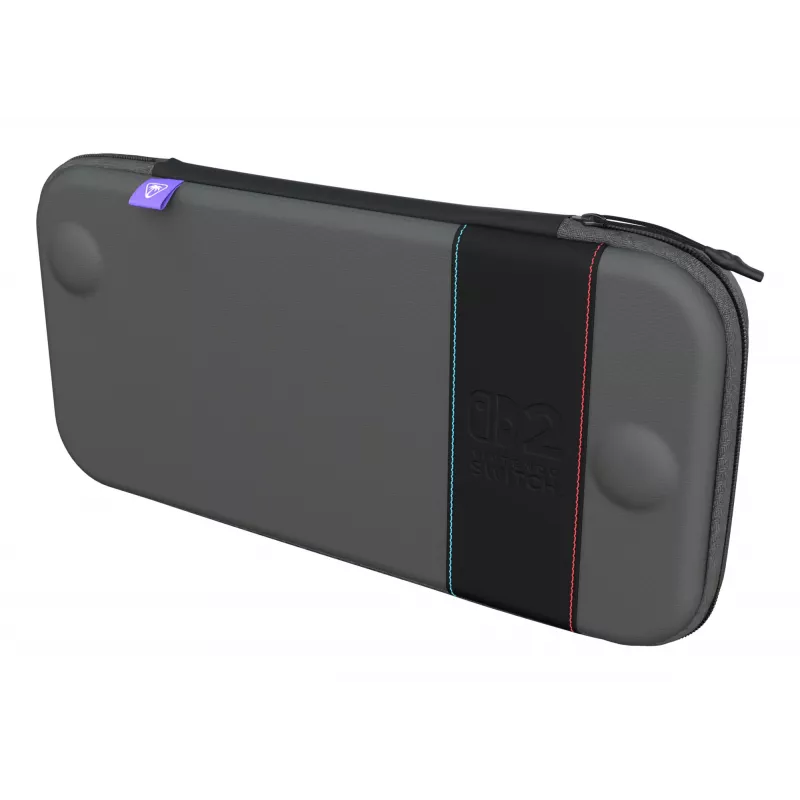 Keliautojo dėklas Turtle Beach PlayTrek plonas Case, skirtas Nintendo Switch 2 – anglies juodumo, 290×58×145 mm