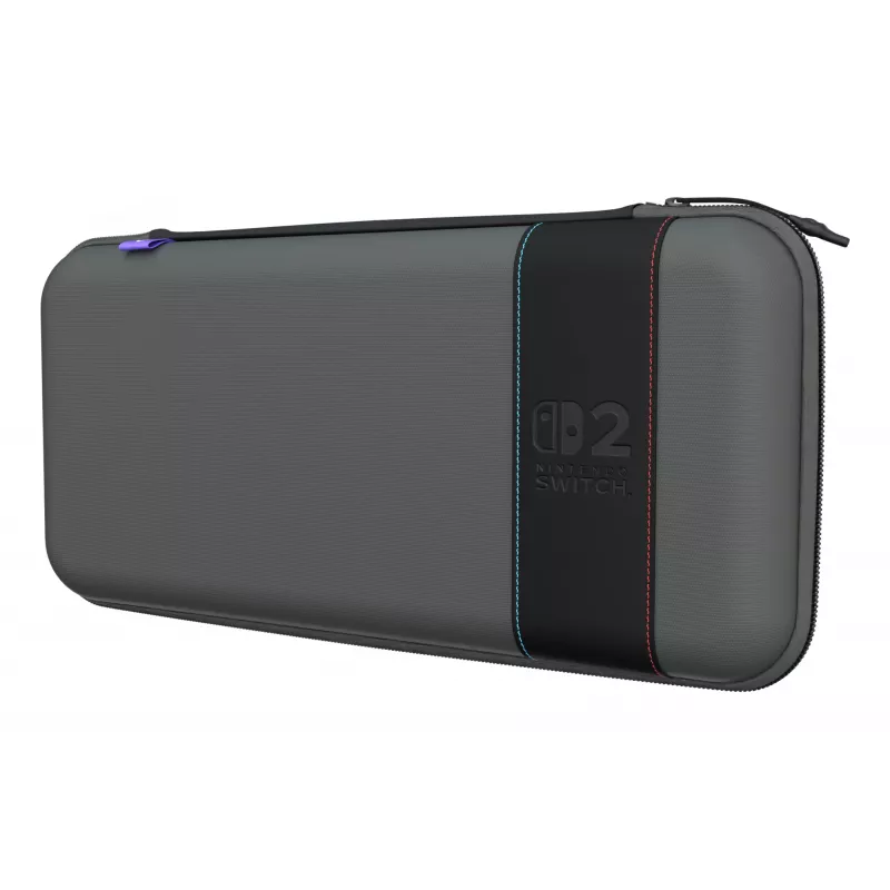 Turtle Beach PlayTrek Charcoal Juoda 2-in-1 dėklas. Oficialiai licencijuotas Nintendo Switch 2