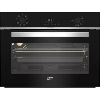 Įmontuojama orkaitė BEKO BBCM13300X elektrinė, nerūdijantis plienas, A klasė, konvekcija, grilis, garinis valymas