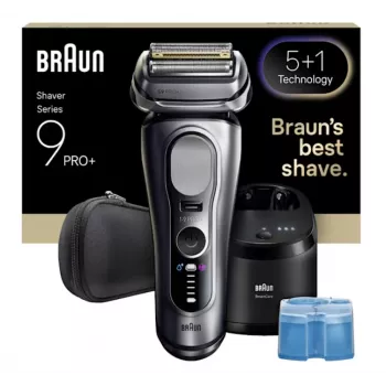 Plėvelinis barzdaskutė Braun Series 9 Pro+ 9667CC Sidabrinis Nerūdijantis plienas