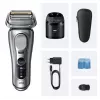 Plėvelinis barzdaskutė Braun Series 9 Pro+ 9667CC Sidabrinis Nerūdijantis plienas