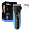 Elektrinė barzdaskutė BRAUN Series 3 3040 įkraunama juoda/mėlyna, modelis 3040