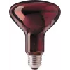 Philips R95 IR 100W E27 230V raudona 1CT/25 infraraudonųjų spindulių lemputė
