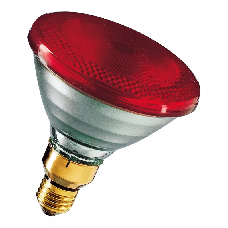 Infraraudonųjų spindulių lempa Philips PAR38 IR 175W E27 230V raudona