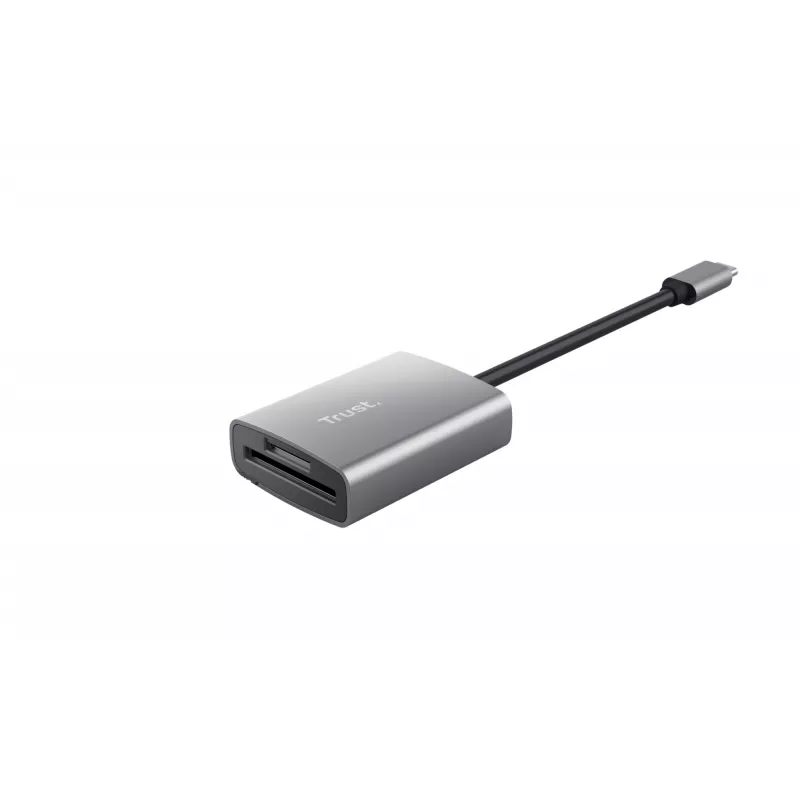 Trust 24136 kortelių skaitytuvas USB 3.2 Gen 1 (3.1 Gen 1) Type-C aliuminis