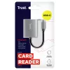 Trust 24136 kortelių skaitytuvas USB 3.2 Gen 1 (3.1 Gen 1) Type-C aliuminis