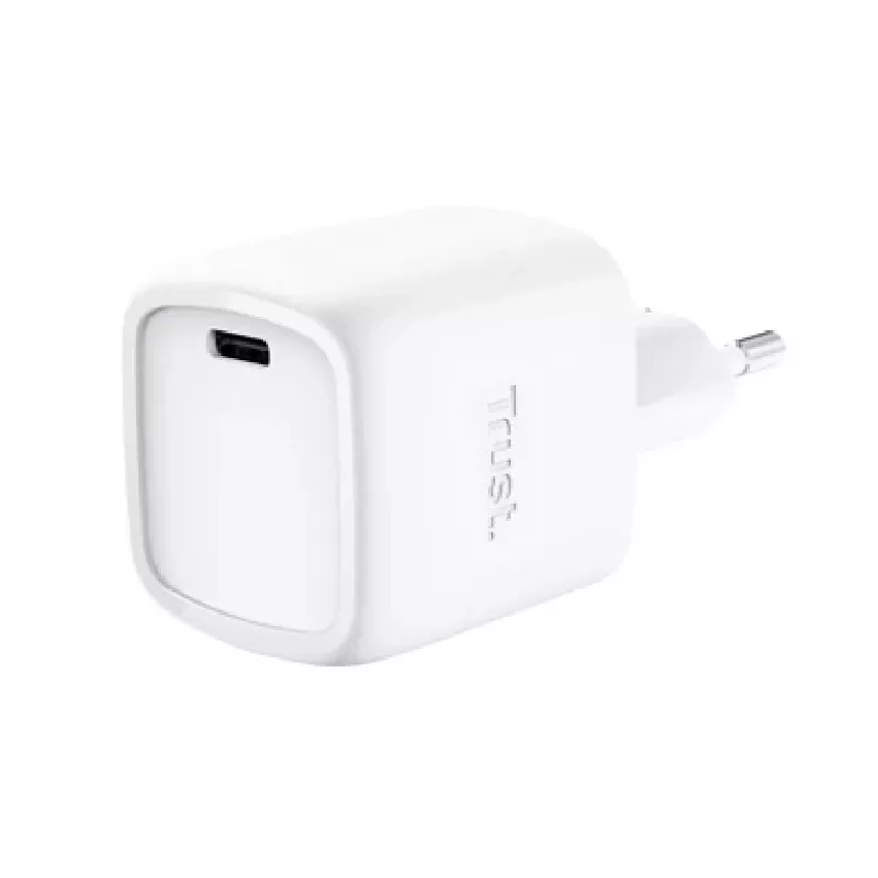 Įkroviklis Trust Maxo 30W USB-C GaN, vidinis, greitasis įkrovimas, balta