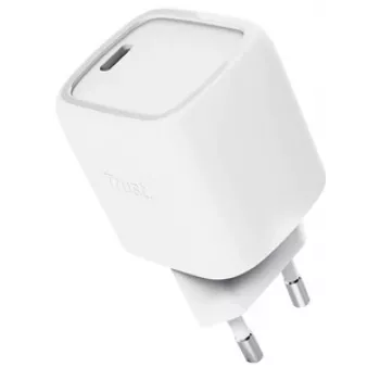 Įkroviklis Trust Maxo 30W USB-C GaN, vidinis, greitasis įkrovimas, balta