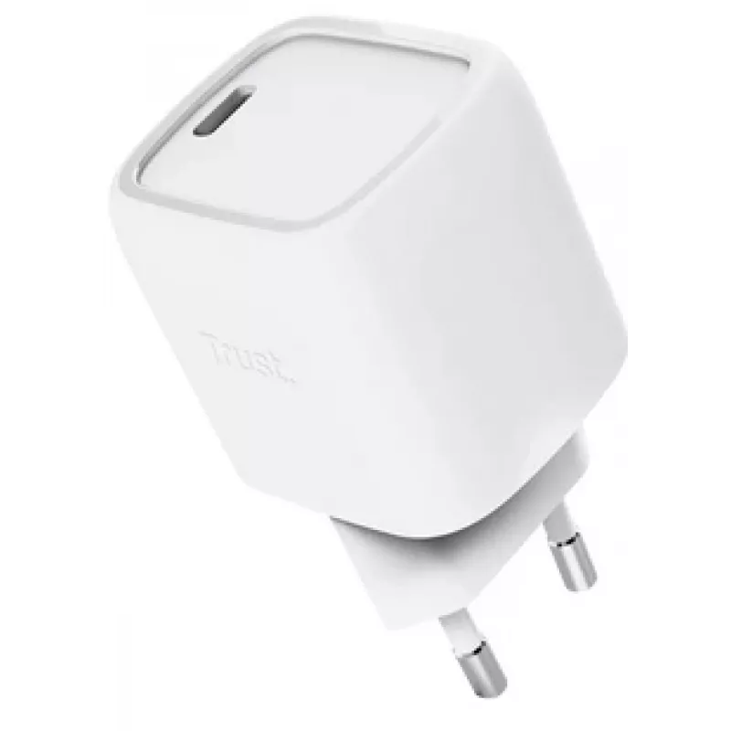 Įkroviklis Trust Maxo 30W USB-C GaN, vidinis, greitasis įkrovimas, balta