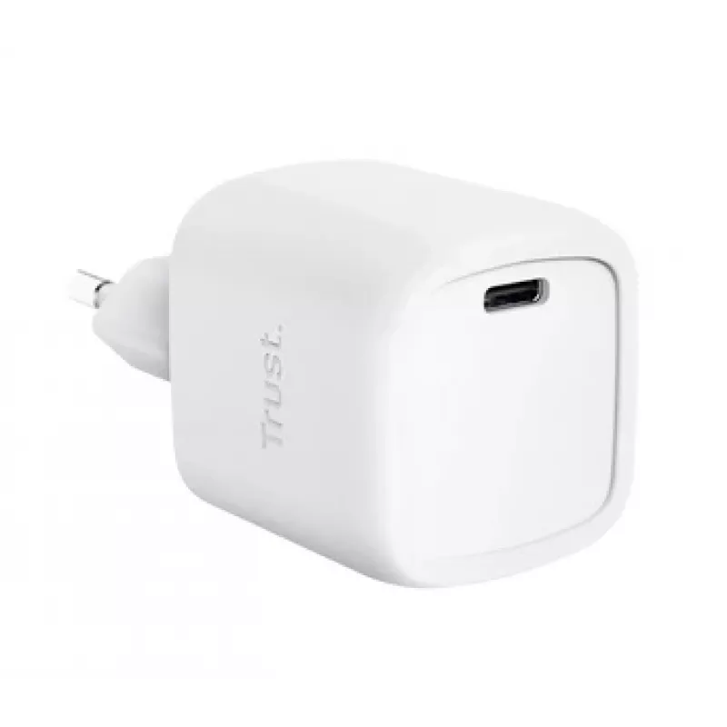 Įkroviklis Trust Maxo 30W USB-C GaN, vidinis, greitasis įkrovimas, balta