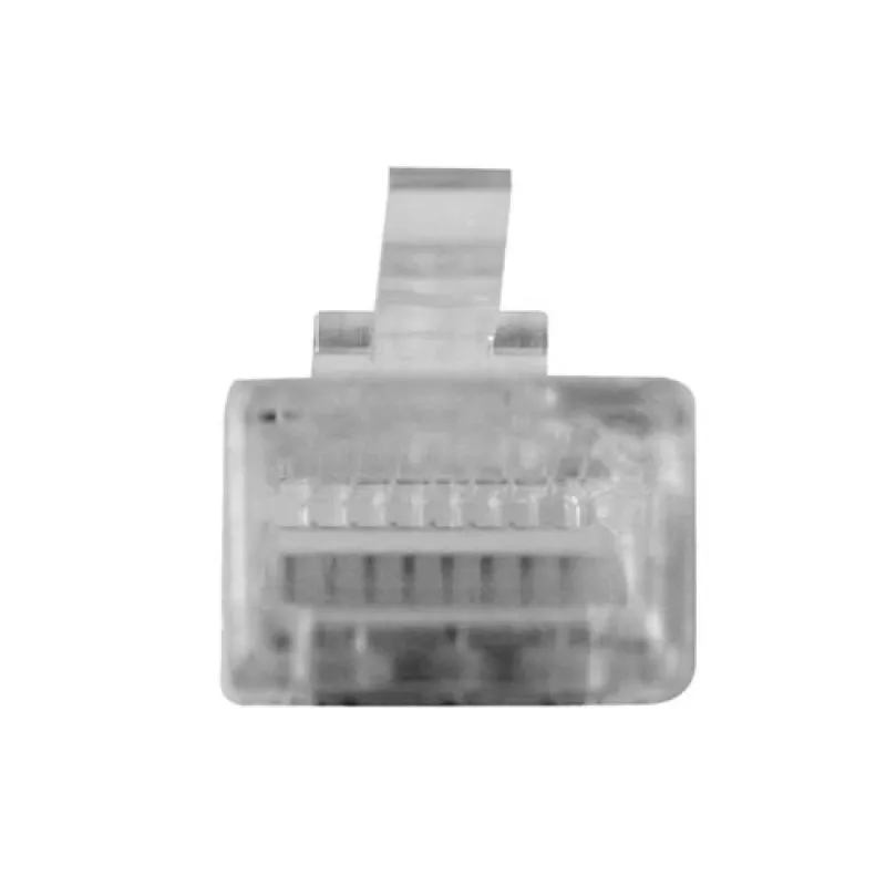 ACT RJ45 (8P/8C) modulinė jungtis apvaliam kabeliui su kietaisiais laidininkais