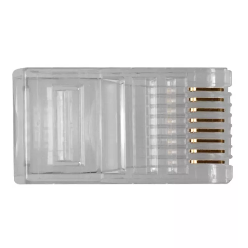 ACT RJ45 (8P/8C) modulinė jungtis apvaliam kabeliui su kietaisiais laidininkais