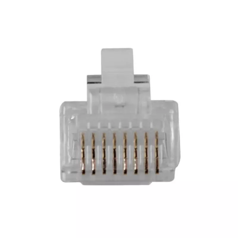 ACT RJ45 (8P/8C) modulinė jungtis apvaliam kabeliui su kietaisiais laidininkais