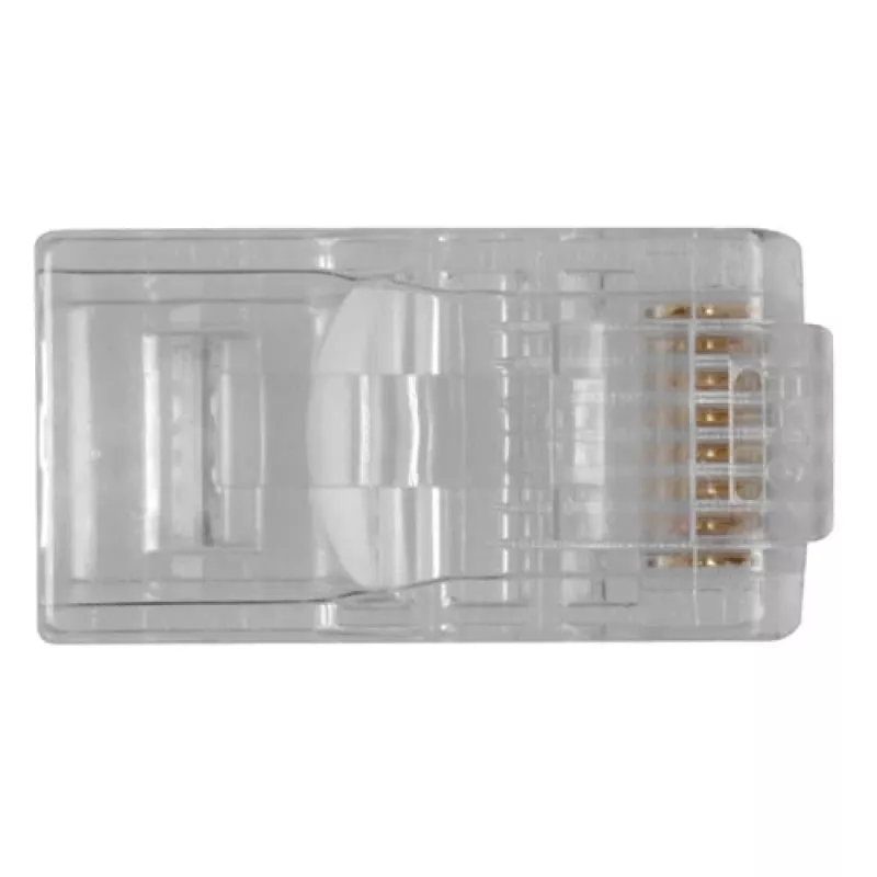 ACT RJ45 (8P/8C) modulinė jungtis apvaliam kabeliui su kietaisiais laidininkais