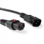 ACT Powercord C13 IEC Lock C14 juodas 1 m PC1024 230V 10A