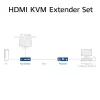 ACT 4K HDMI 2.0 KVM ilgintuvo rinkinys per CAT6A iki 70 metrų