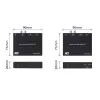 Garso ilgintuvo rinkinys ACT AC7710 — skaitmeninis / analoginis per Cat5e/Cat6 su DAC, TOSLINK įv./išv., iki 300 m, maitinamas 5V USB