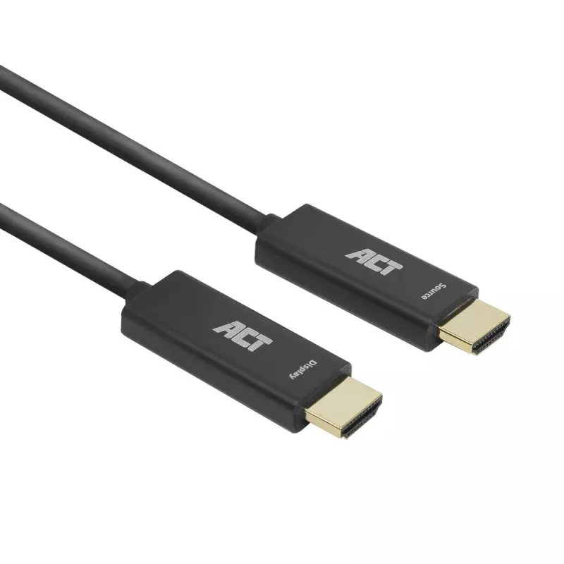 ACT 50 m HDMI Premium High Speed 4K Active Optical kabelis v2.0 LSZH HDMI-A kištukas - HDMI-A kištukas