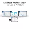 ACT universali USB-C prijungimo stotelė 4K, skirta 3 HDMI/DisplayPort monitoriams, DisplayLink