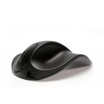 BakkerElkhuizen HandShoepelė ExtraSmall, dešiniarankiams, USB Type-A, 1500 DPI, juoda