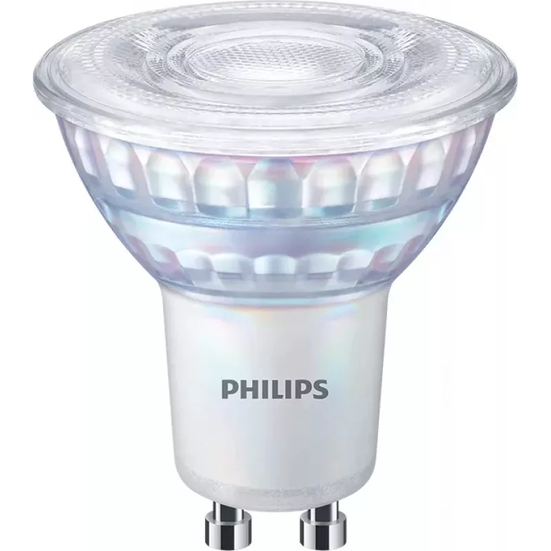Philips Spot 80W PAR16 GU10, 6,2 W, 80 W, GU10, 575 lm, 25000 val., Šiltas švytėjimas