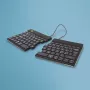 R-Go Tools ergonominė klaviatūra R-Go Split Break su pertraukų programine įranga, ergonomiškai atskirta klaviatūra, QWERTY (ŠIAURĖS ŠALYS), Bluetooth, juoda