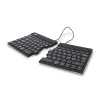R-Go Tools ergonominė klaviatūra R-Go Split Break su pertraukų programine įranga, ergonomiškai atskirta klaviatūra, QWERTY (ŠIAURĖS ŠALYS), Bluetooth, juoda