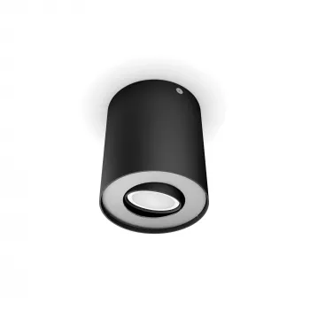 Išmanusis apšvietimo prožektorius Philips Hue 929003811601, Bluetooth, 4,2 W, juodas, Ø103 mm, aukštis 120 mm