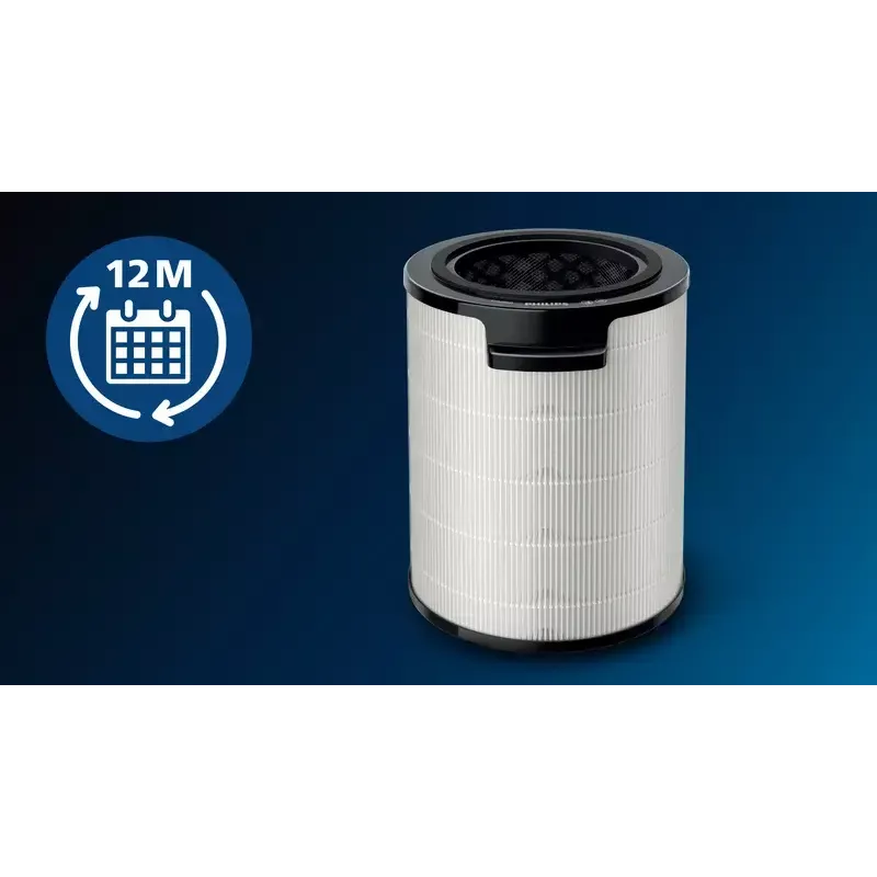 Oro valytuvo pakaitinis filtras Philips FYM860/30 integruotas 3-in-1 99,97% efektyvumas, 211×211×253 mm
