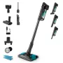 2-in-1 Philips XC8155/01 dulkių siurblys lazda — baterinis sausam ir šlapiam valymui skirtas bekrepšis valytuvas, 25,2 V, 0,6 l dulkių konteineris, mėlynas